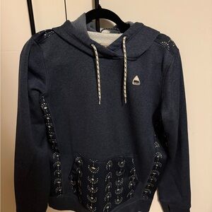 Burton Navy Hoodie Sweater